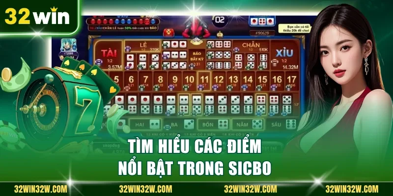 Tìm hiểu các điểm nổi bật trong sicbo