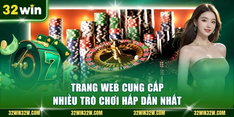 Trang web cung cấp nhiều trò chơi hấp dẫn nhất